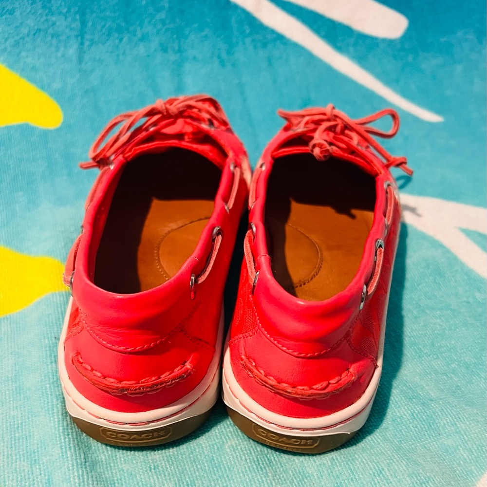 Coach Rainey Pink Loafer Sz-9.5, Pre-owned - Picture 3 of 5